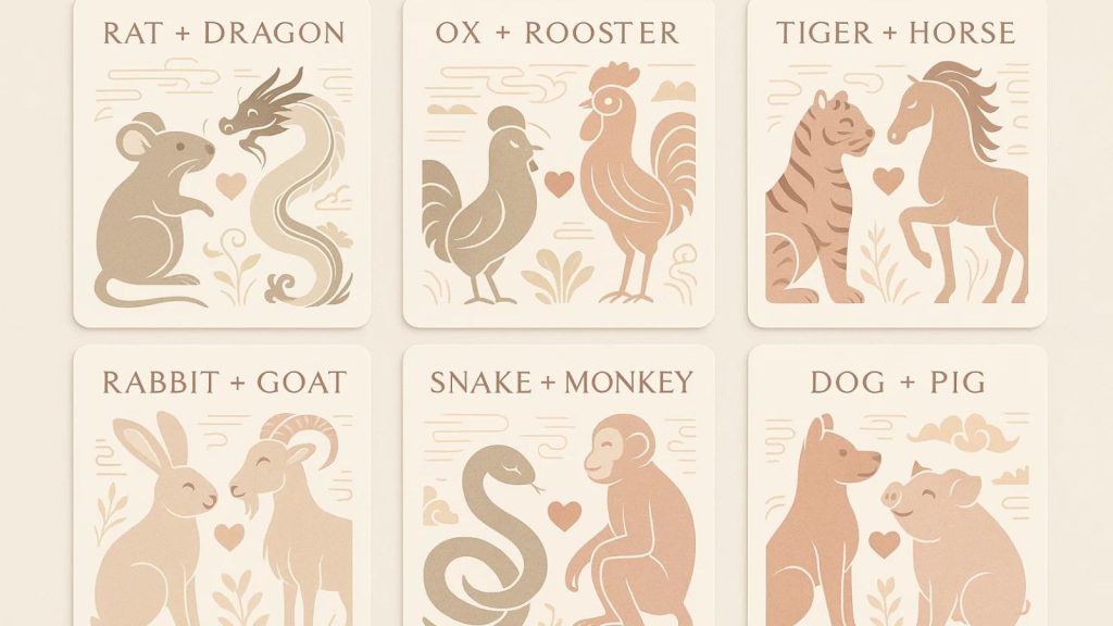 Top Compatible Chinese Zodiac Pairings