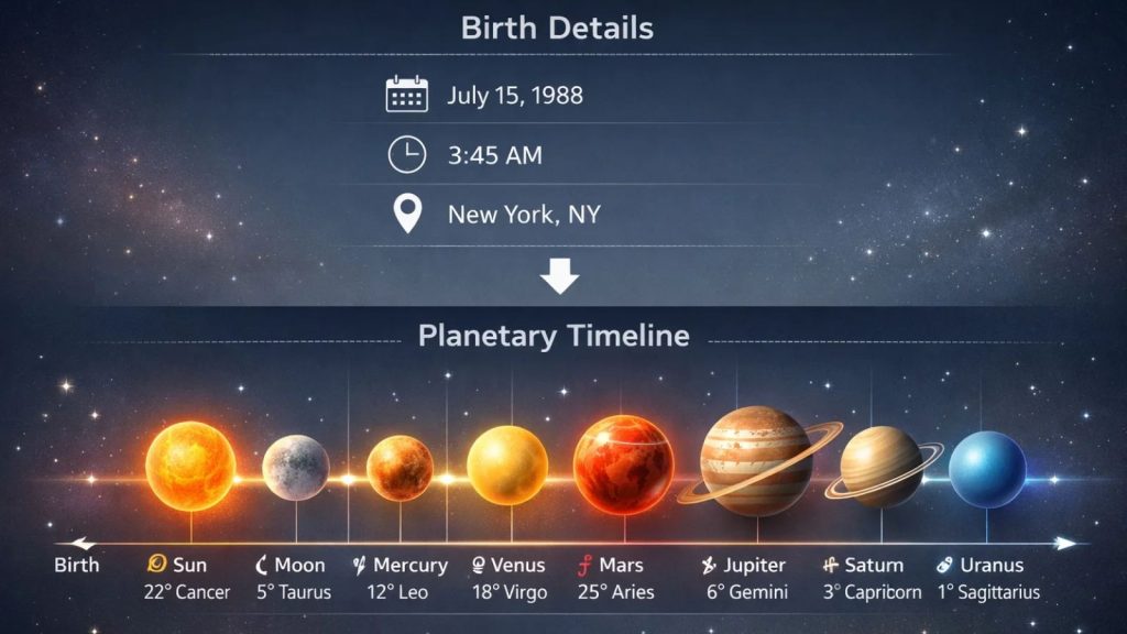Calculate Your Vimshottari Dasha