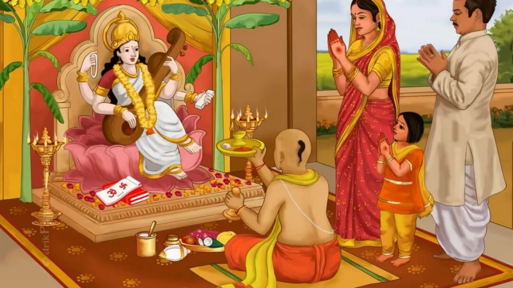 saraswati-puja-basant-panchami-rituals