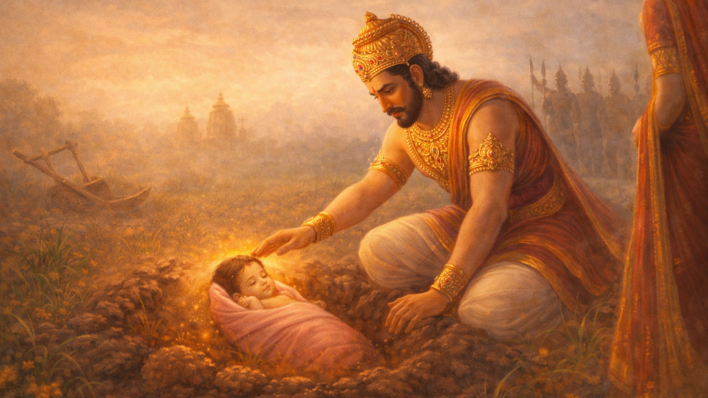 The Birth Story of Goddess Sita the-birth-story-of-goddess-sita