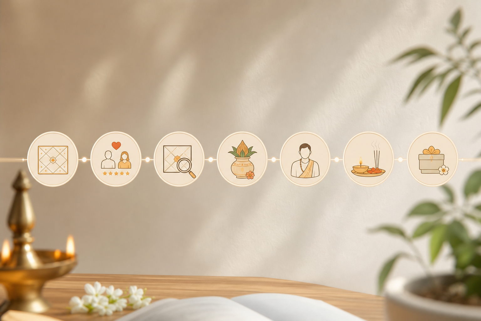 online pooja booking flow diagram