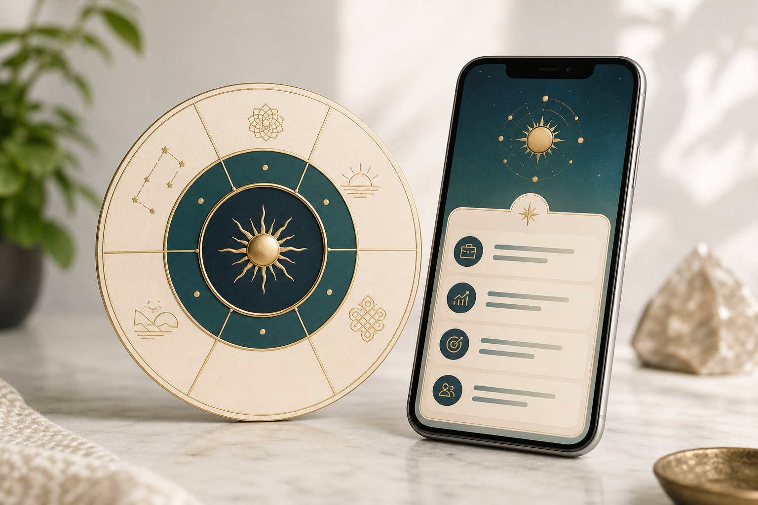 daily horoscope and panchang timing wheel