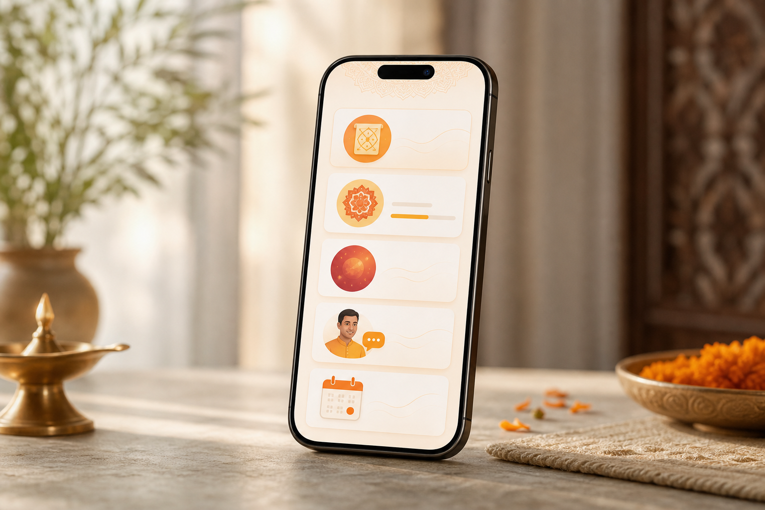 step-by-step online booking flow on mobile