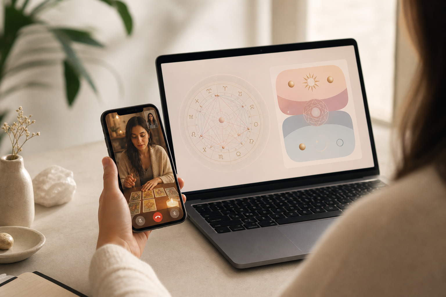 live tarot and numerology session walkthrough