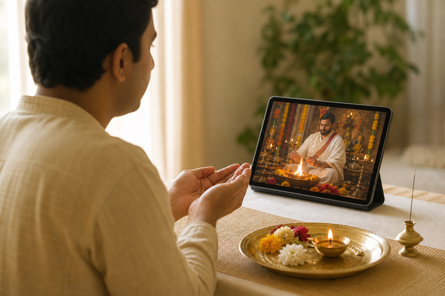 live online pooja participation with sankalp