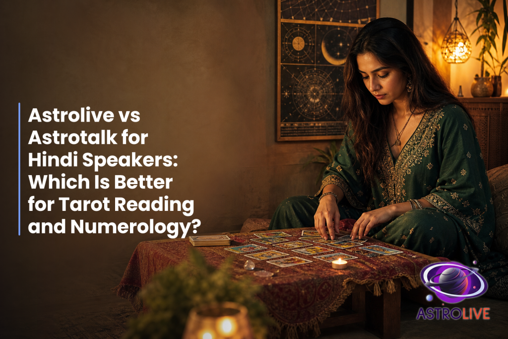 Astrolive vs Astrotalk for Hindi Speakers: Which Is Better for Tarot Reading and Numerology?