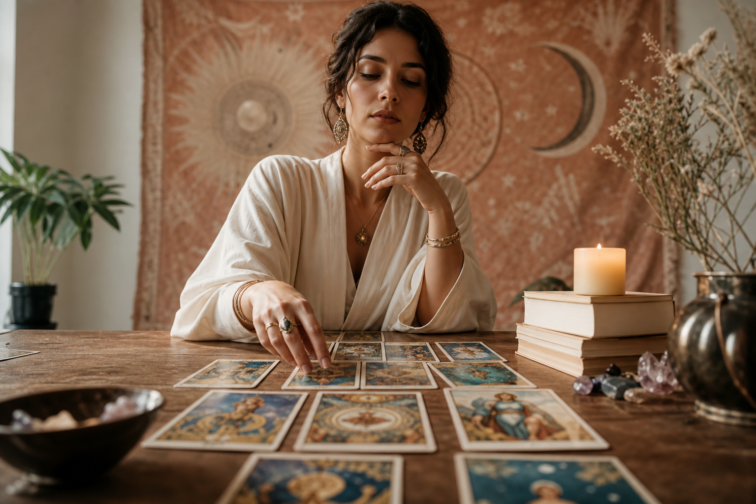 Side-by-side feature matrix for tarot, numerology, health, family, and languages