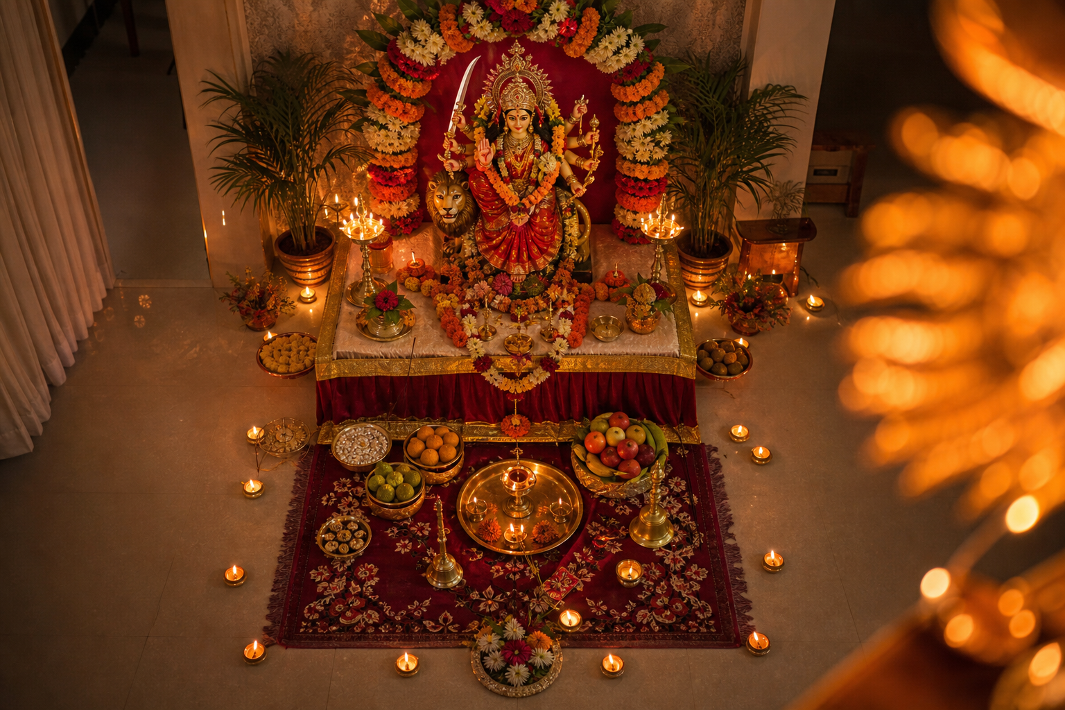 How to set up a jagran altar