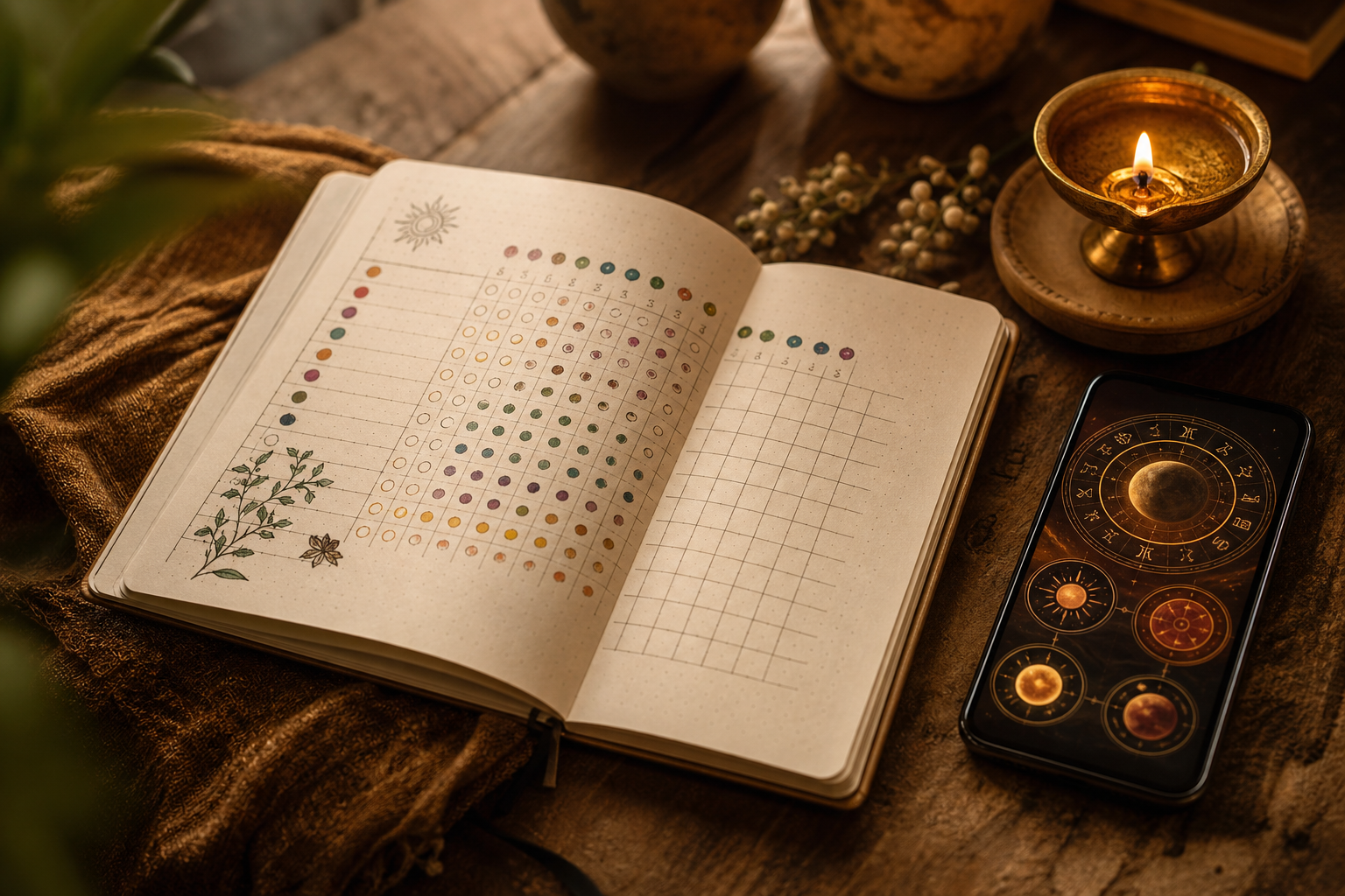 post-session habit tracker and panchang planning