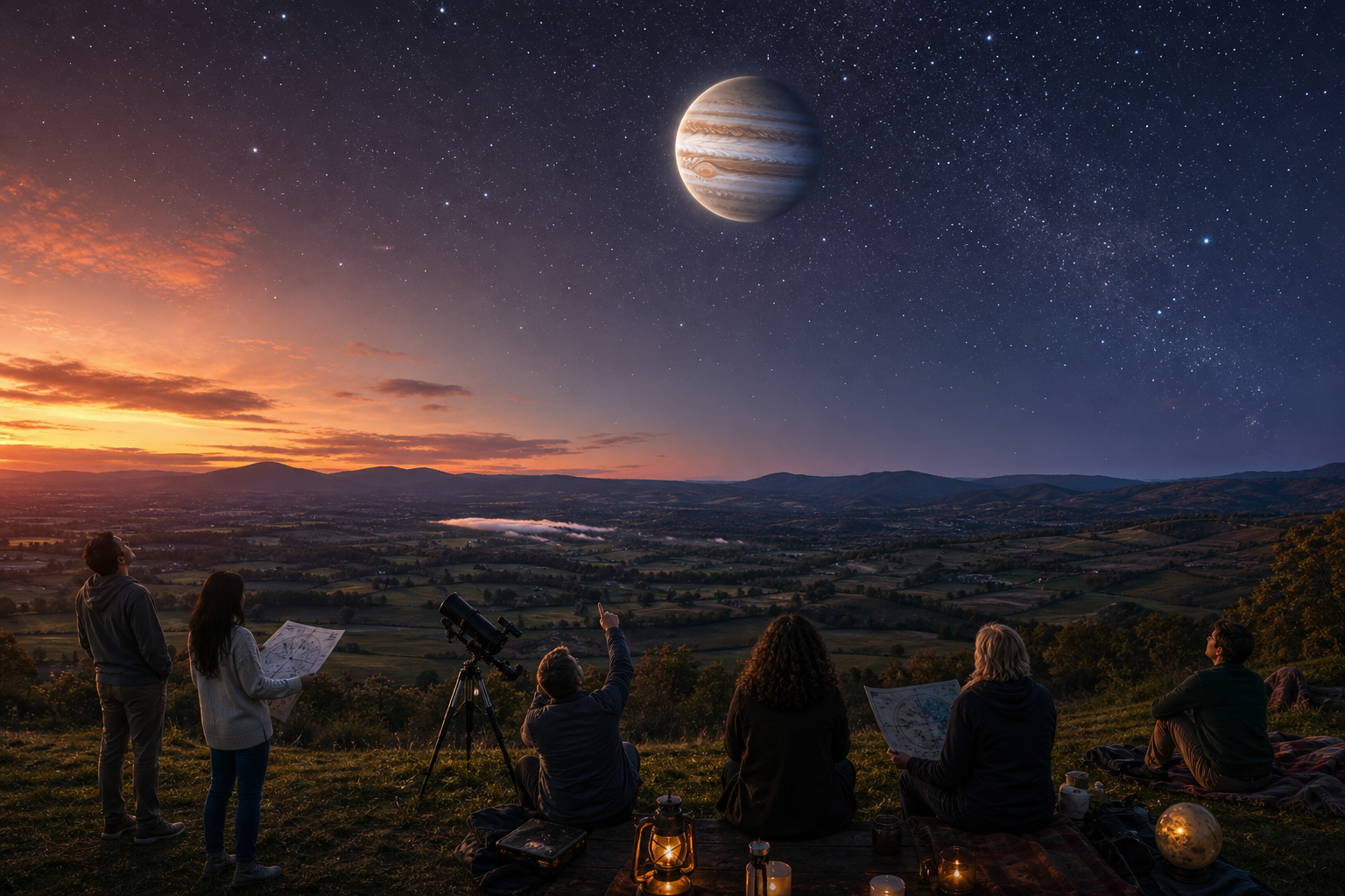 Summary timeline of Jupiter in Leo